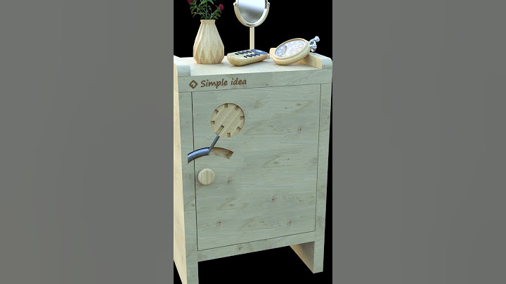 Nightstand, cabinet, safe with secret lock