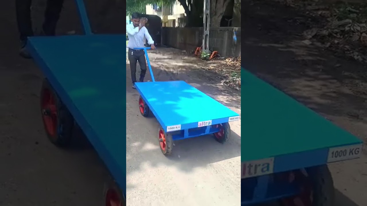 👉 "Platform Truck 5x3 Feet | 1000 Kg Capacity | Heavy Duty Material Handling Equipment"