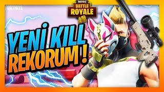 Yeni Kill Rekorum - (FORTNITE BATTLE ROYALE)