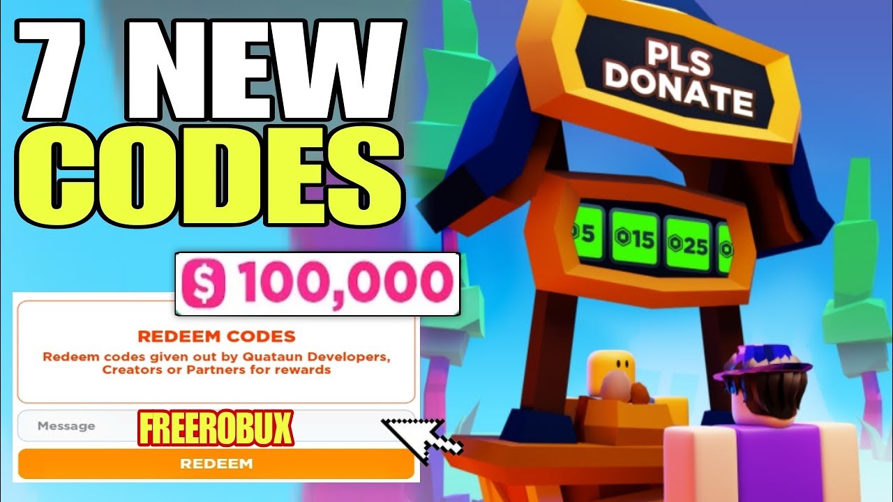 Earn and Donate Codes Wiki Roblox [December 2023] - MrGuider