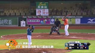20140606桃猿vs獅比賽精華
