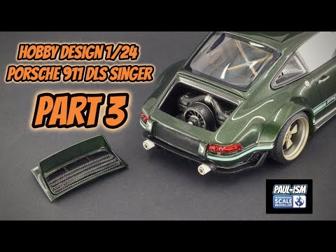 1/24 ポルシェ911シンガーDLS 自主制作 Hobby Design 1/24 Porsche 911 DLS Singer build - Part 3 - YouTube