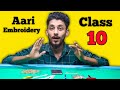 Aari Embroidery classes | Class 10 | How to Learn Zardosi Using Aari Needle