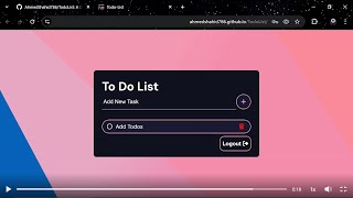 ToDo List Web Application With Javascript And Firebase