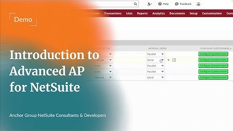 Advanced AP for NetSuite | Demo | Solution Introduction and Vendor Onboarding
