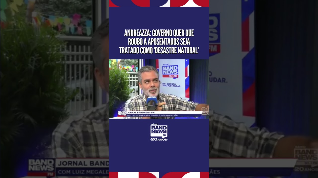 DESVIOS NO INSS • Carlos Andreazza compara esquema de fraudes a um “desastre natural” no país.