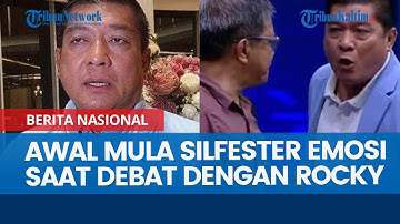 Awal Mula Silfester Matutina Emosi saat Debat dengan Rocky Gerung, Video Relawan Jokowi Ngamuk Viral