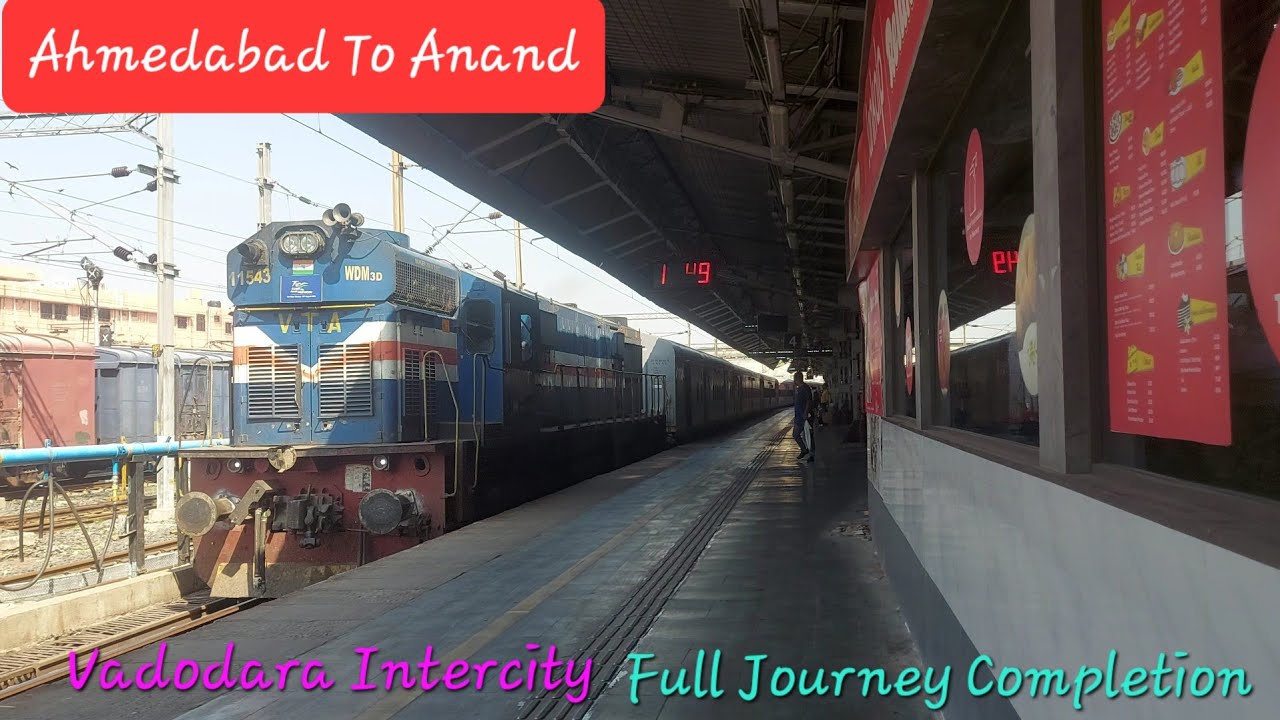 Ahmedabad To Anand Train Journey In Vadodara Intercity Express Indian ahmedabad-to-anand-train-journey-in-vadodara-intercity-express-indian