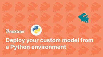 Deploy your custom decision model from a Python environment