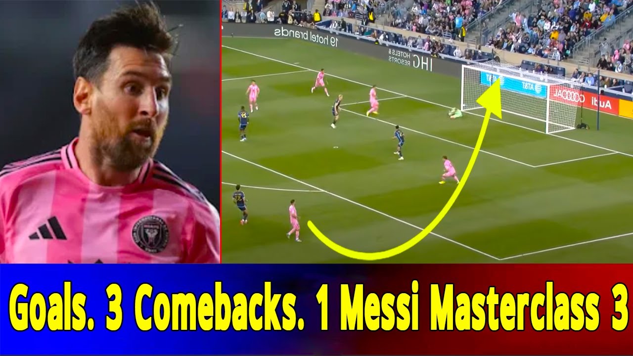 MESSI MAGIC + 95th MINUTE MAYHEM! Inter Miami’s INSANE Comeback vs Philly!