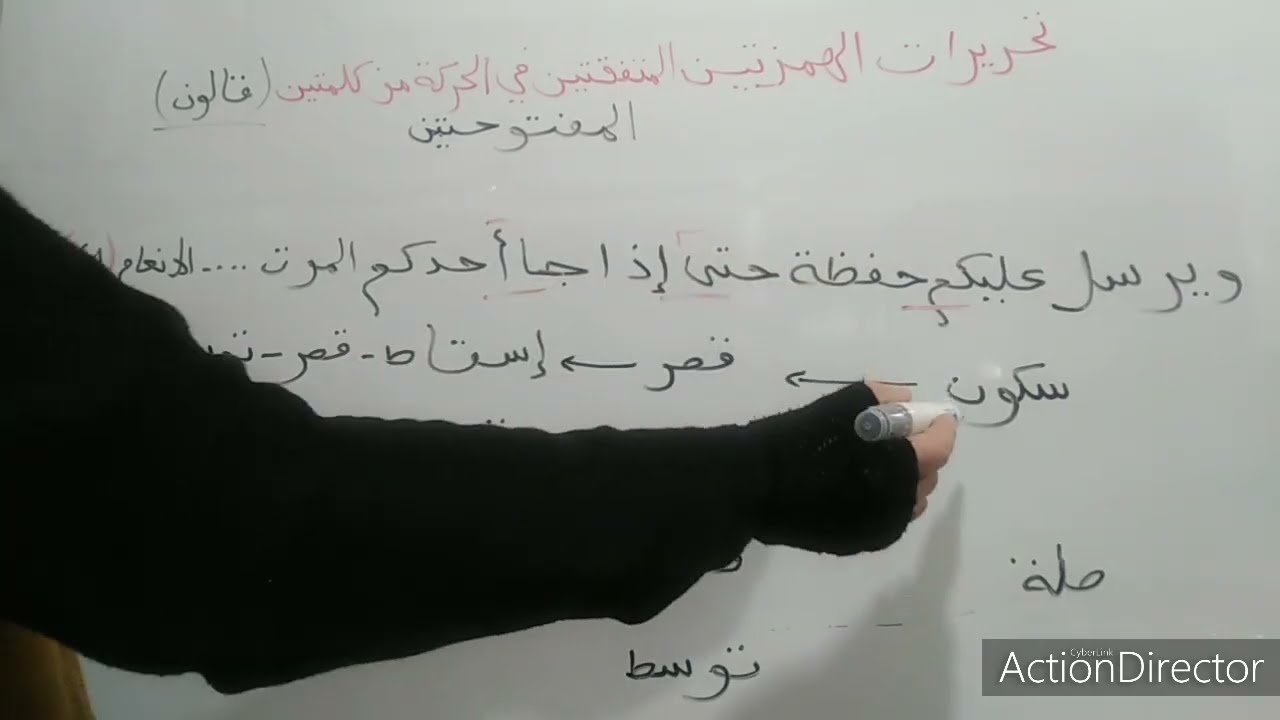 اوجه الهمزتين المفتوحتين من كلمتين الإمام قالون🌴