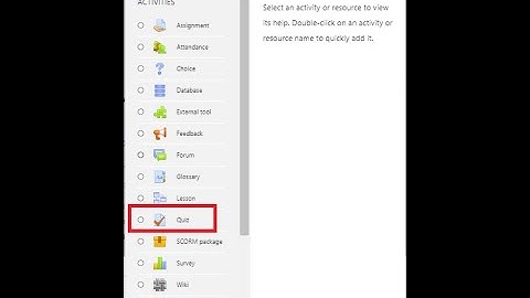 Cara membuat quiz di moodle