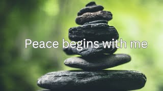 Unlock Your Potential Daily Motivation Mantra For Self-Belief Peace Begins With Me