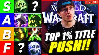 🔴LIVE | Aff Lock 3615 IO - 1% M+ Title Push!? Come hang & Talk WoW!
