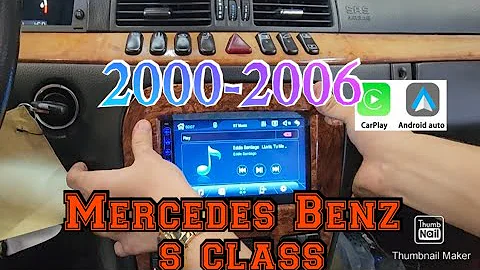 2000-2006 s430 s500 s350 How to remove radio Install Apple carplay android auto Metra kit 95-8734w