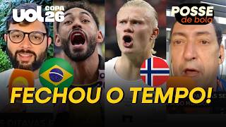 FECHOU O TEMPO! DANILO LAVIERI E PVC ALERTAM PARA RISCO DE TEMPESTADE NO JOGO ENTRE BRASIL E NORUEGA