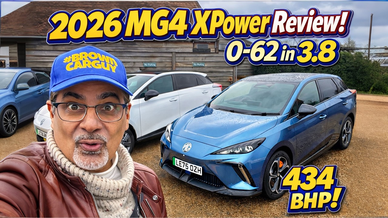 2026 MG4 EV XPower Review – 435bhp AWD Electric Hot Hatch!