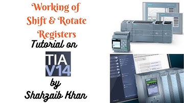 Siemens TIA Portal - PLC - Tutorial 27 - Working of Shift & Rotate Registers (S71200, S71500)