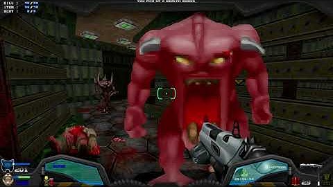 Ultimate Doom Knee Deep in Zdoom + T64 Weapons + HD Part 2