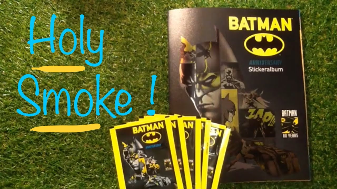 PANINI 80 Jahre Batman Anniversary Sammelalbum komplett 192 Sticker 36 Karten 