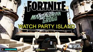 Fortnite "Star Wars: The Mandalorian and Grogu" Watch Party Island PREVIEW: