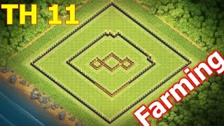 Town Hall 11 Farming Base Design -Trophy Push Clash of Clans ( CoC TH11)