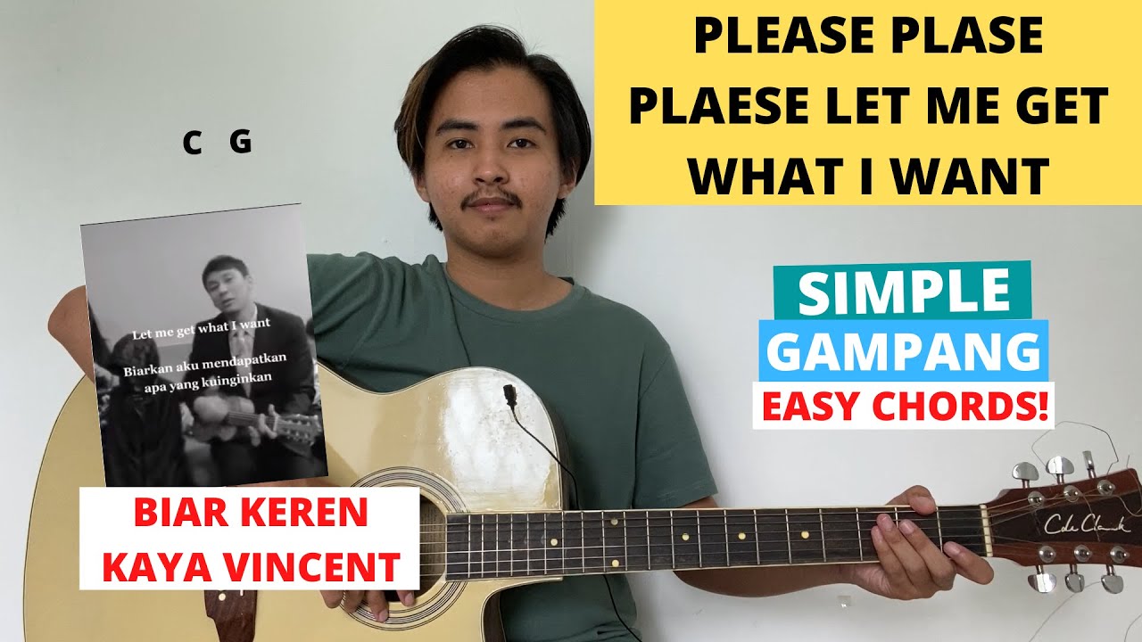 CHORD SIMPLE GAMPANG (Please Please Please Let Me Get What I Want-The