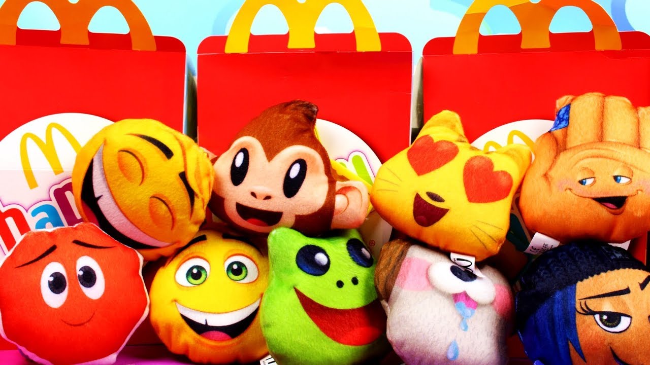 Emotki Film • Maski i maskotki z Happy Meal • McDonalds • Unboxing