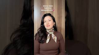 Şalınızı Böyle Bağlayabilirsiniz 💕 Ğazşalı