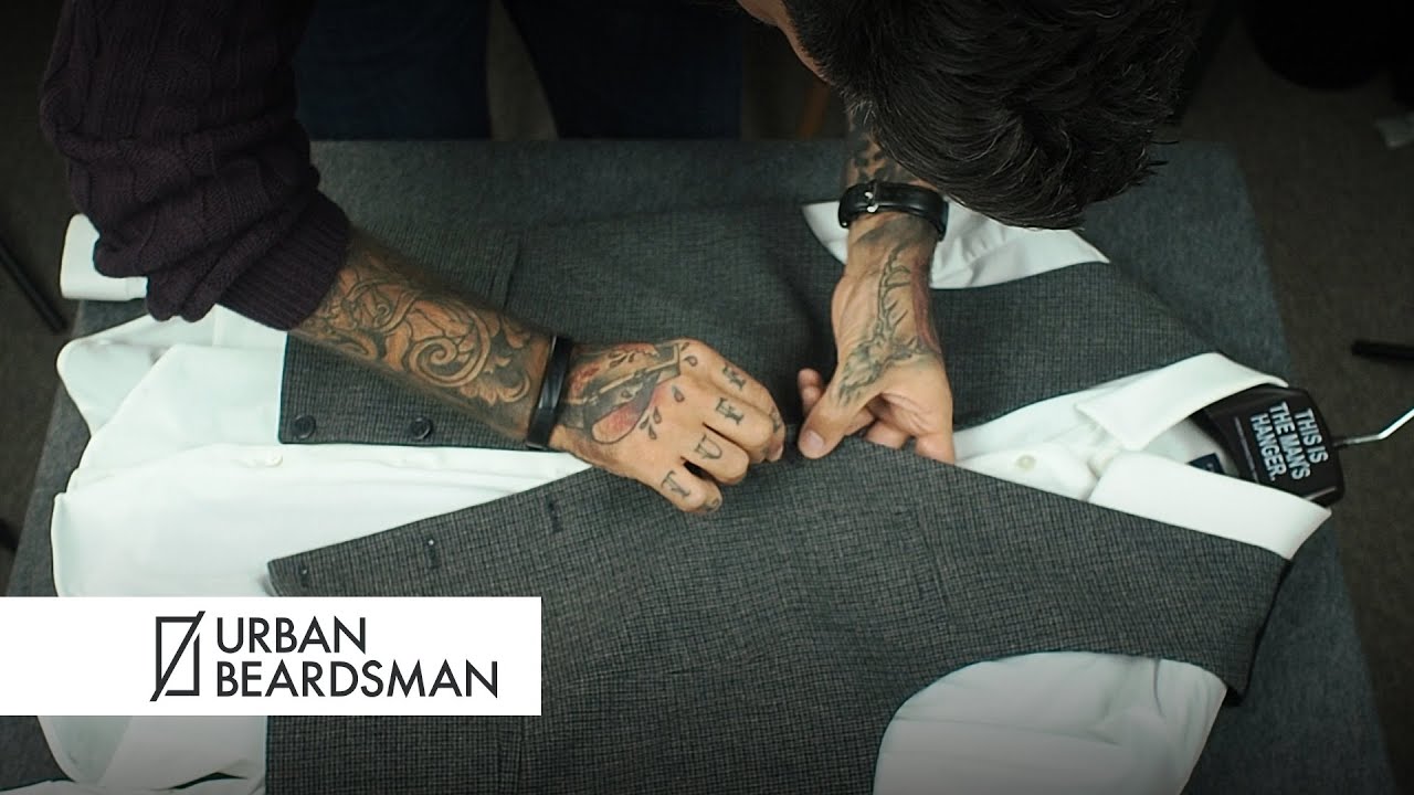 How to Fold a Suit for Travel Carlos Costa YouTube