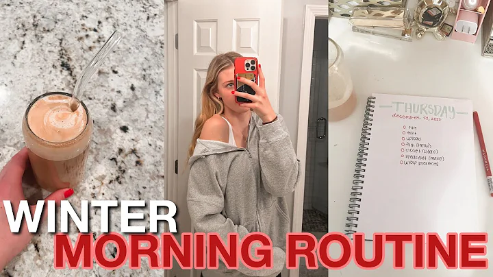 my WINTER BREAK morning routine!! *11 am*