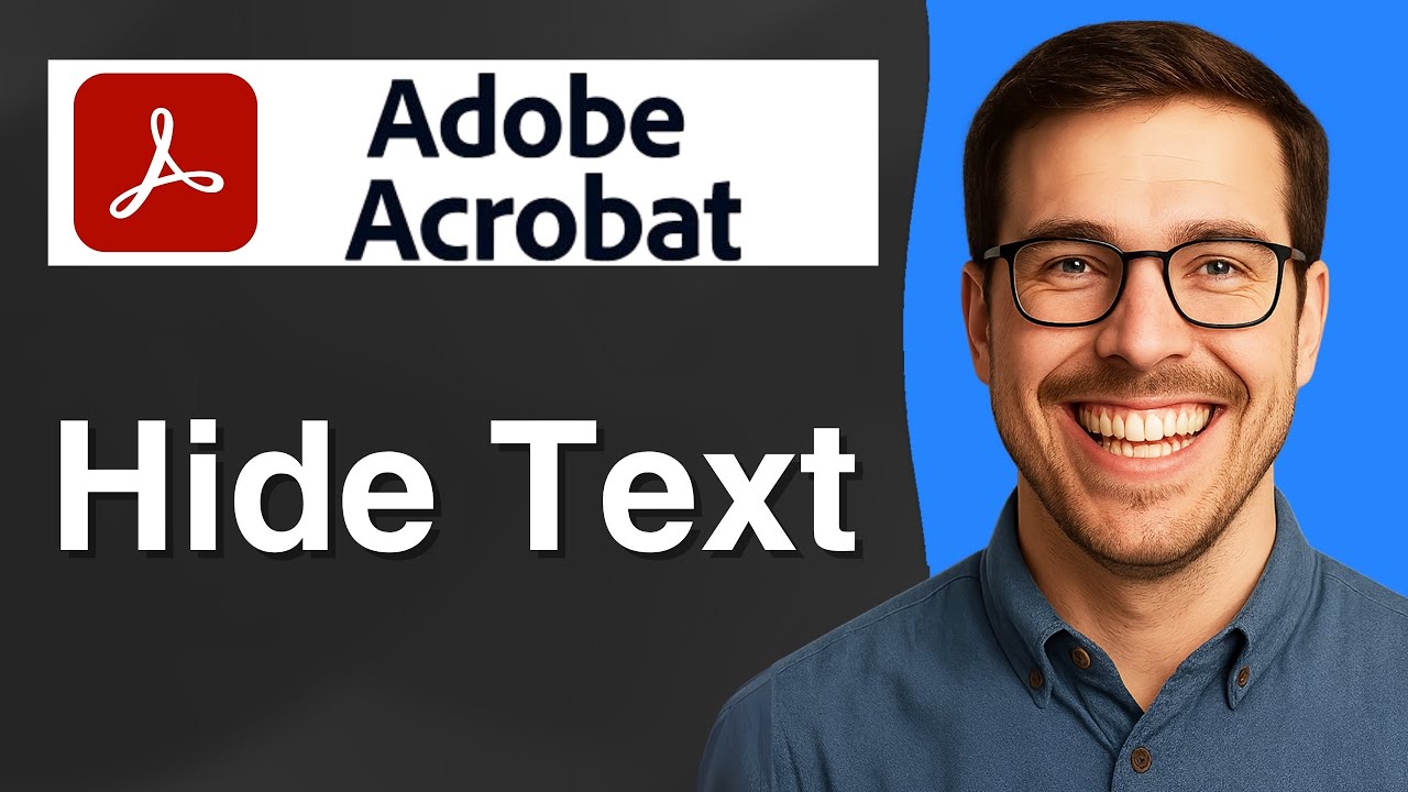 How to hide text in Adobe Acrobat [2025 Easy Guide] - YouTube