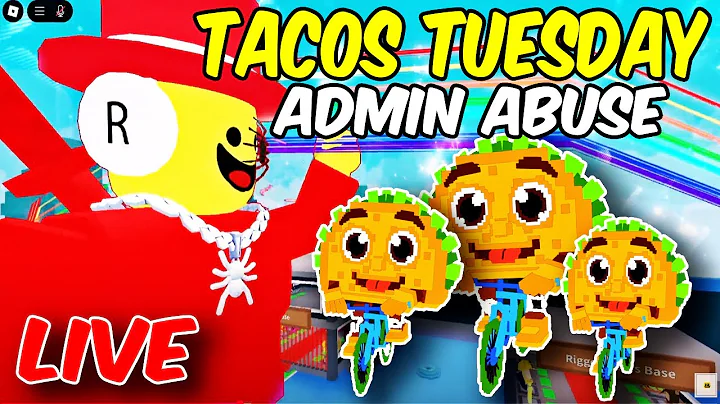 Admin abuse + Tacos Tuesday Live (Steal A Brainrot) #stealabrainrot #roblox #livestream