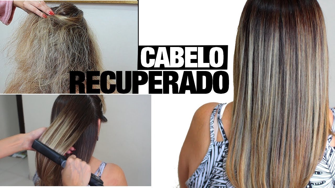 RECONSTRUÇÃO PARA RECUPERAR CABELOS ELÁSTICOS E QUEBRADIÇOS - YouTube