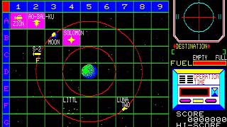 MSV MOBILE SUIT VARIATION GUNDAM Bandai Soft FUJITSU FM 7 NEW FM 77AV FM 11 EX FM 16β 16b FM7 40SX 8 screenshot 2