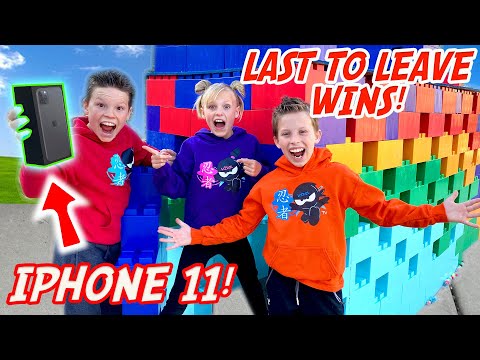 Last to leave Giant LEGO Fort wins iPhone 11 