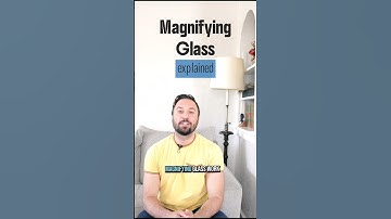 Magnifying glass explained #stem #learn