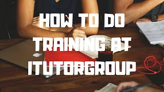 How To Book on to iTutorGroup Onboarding Trainings