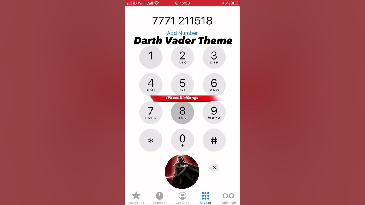 Darth Vader Theme - Star Wars | IPhoneDialSongs #shorts