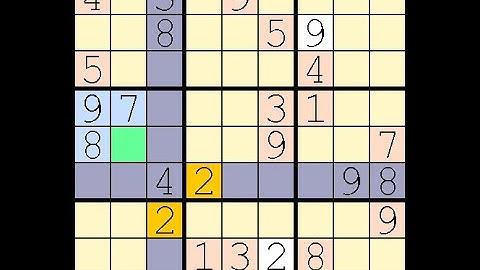 How to Solve Washington Times Sudoku Difficult  23 June, 2024
