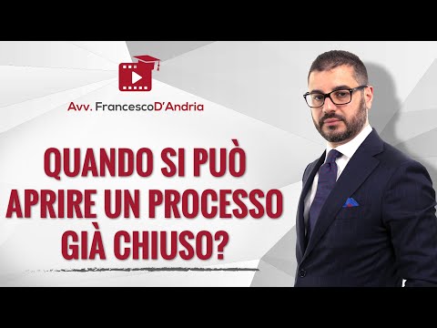 Video: Quanto costa riaprire un caso giudiziario?