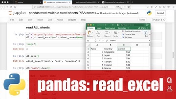 สอน Python สำหรับ Data science: การอ่านชีทหลาย ๆ ชีทจาก Excel มาสร้างเป็น DataFrame (ตอนที่ 1)