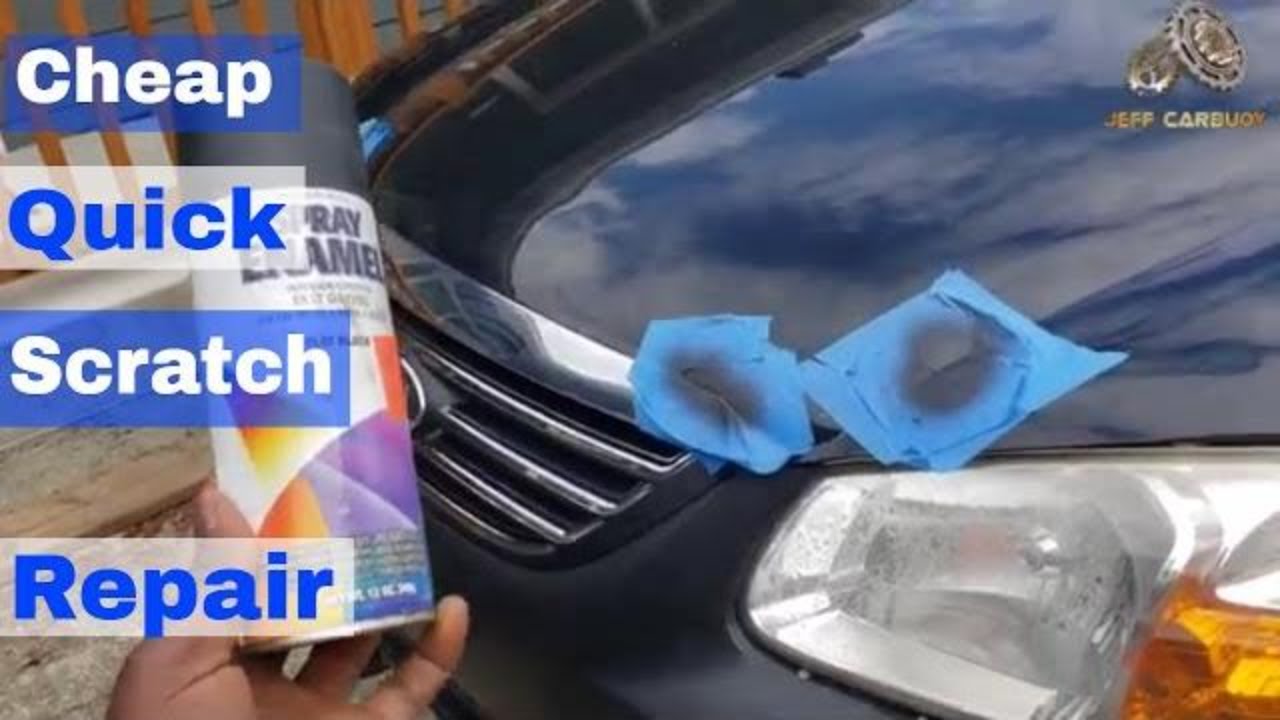 How To Paint Small Scratches On Your Car YouTube