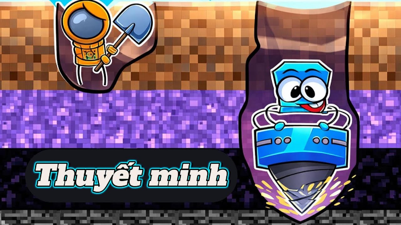 Tôi Thử Thách Tham Gia Máy Chủ Nâng Cấp Kỹ Năng KHAI THÁC | Chiến Đấu Với OMNIDROID Trong Minecraft