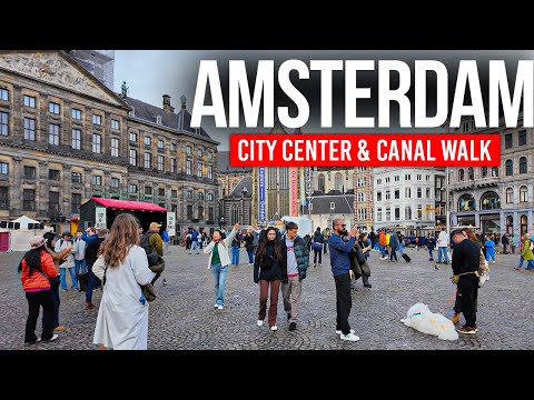 Amsterdam, هولندا | جولة في المدينة 4K | 27 نوفمبر 2025