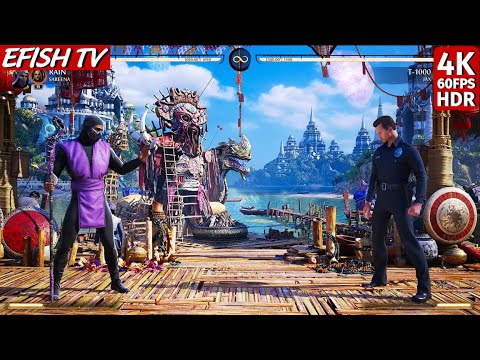 MK95 Rain & Sareena vs T-1000 & Jax (Hardest AI) - Mortal Kombat 1