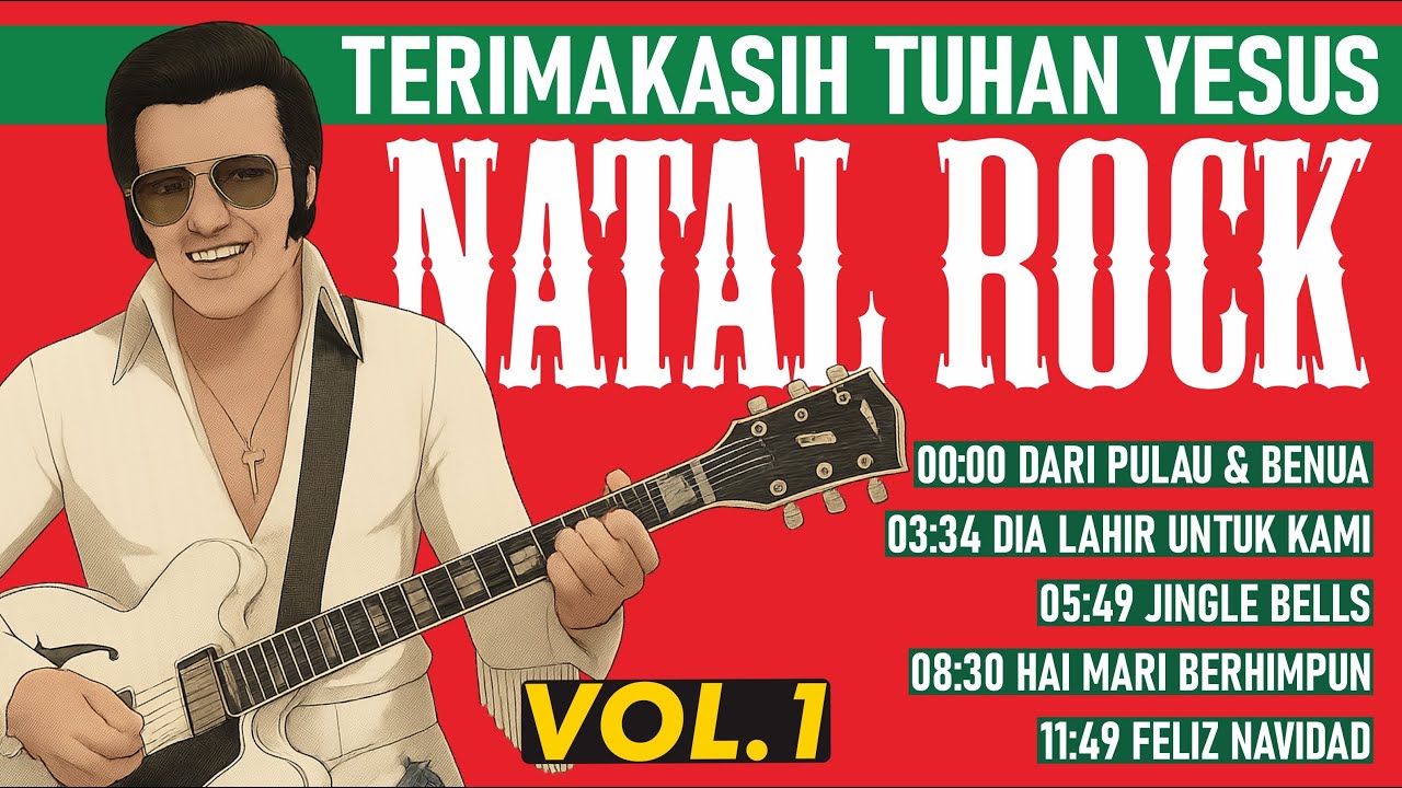 LAGU ROCK NATAL | ROCK ROHANI KRISTEN | Ai GENERATED - NOT REAL