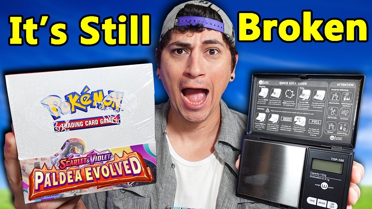 Paldea Evolved Booster Boxes Are BROKEN Weighable Searchable paldea-evolved-booster-boxes-are-broken-weighable-searchable