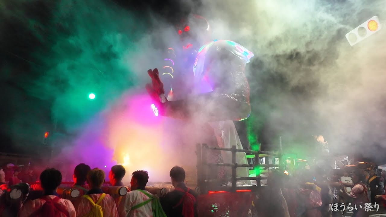 ほうらい祭り 2025年 名物造り物・獅子・神輿 / 石川県白山市