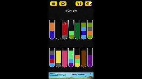 Water Sort Puzzle Level 279